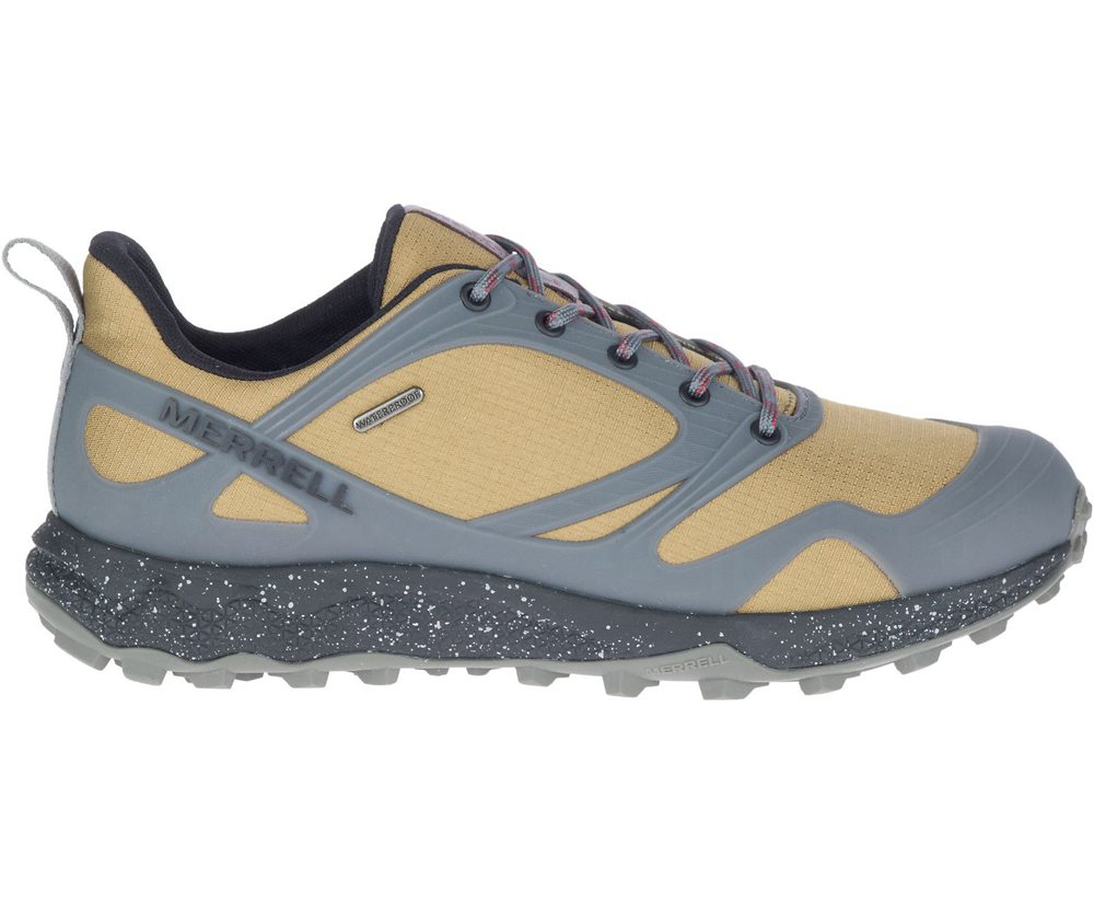 Buty Trekkingowe Merrell Męskie Żółte/Szare - Altalight Waterproof - 038756-HXI